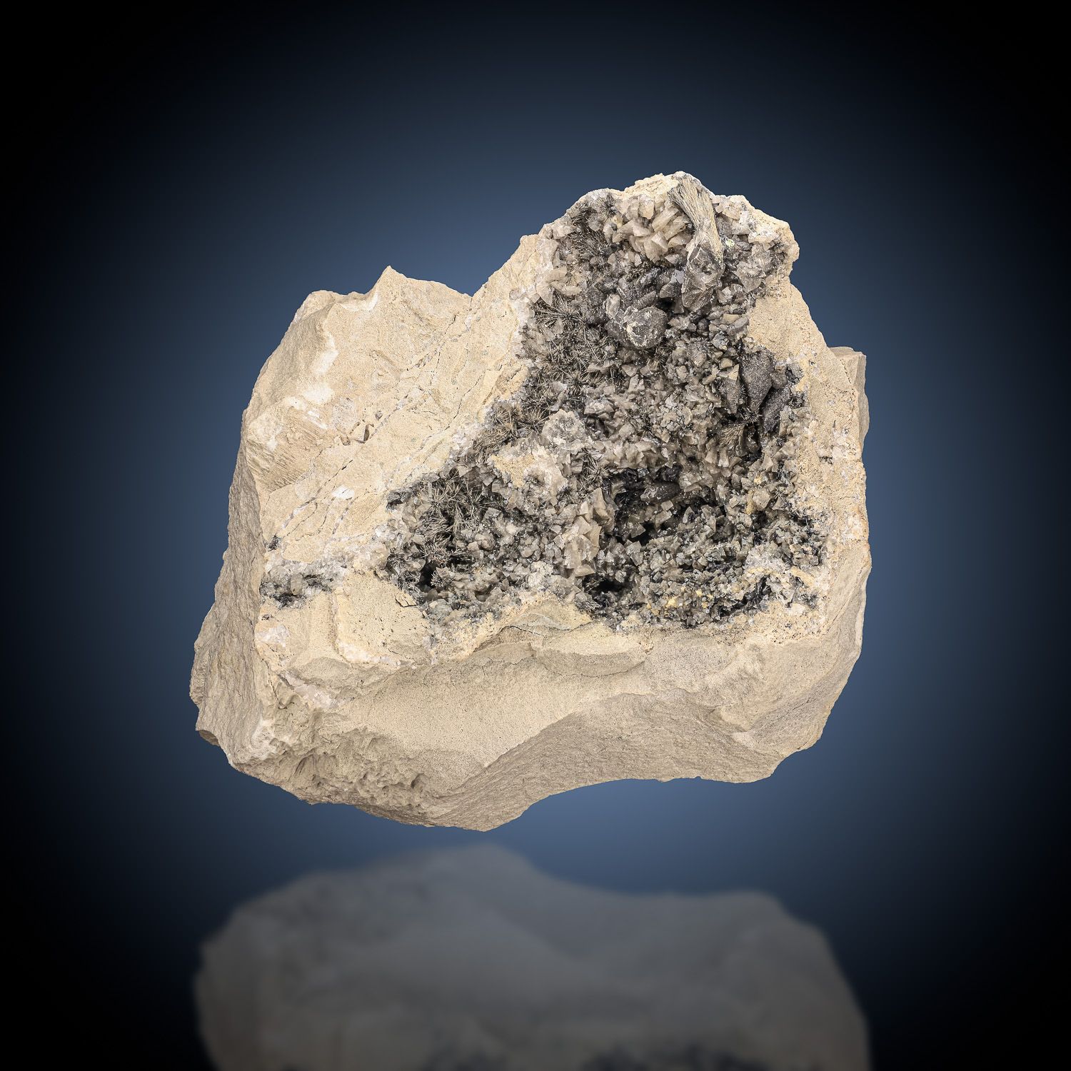 WendelMinerals Item 2972 MilleriteWallace Quarry Bay Port